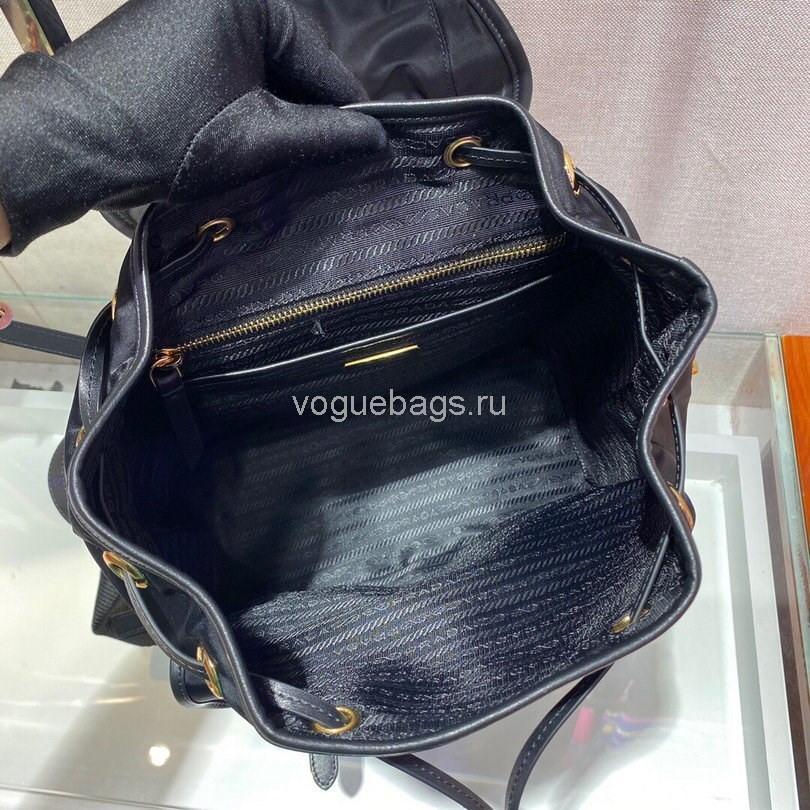 Prada Robot Fabric Backpack 1BZ677 In Black