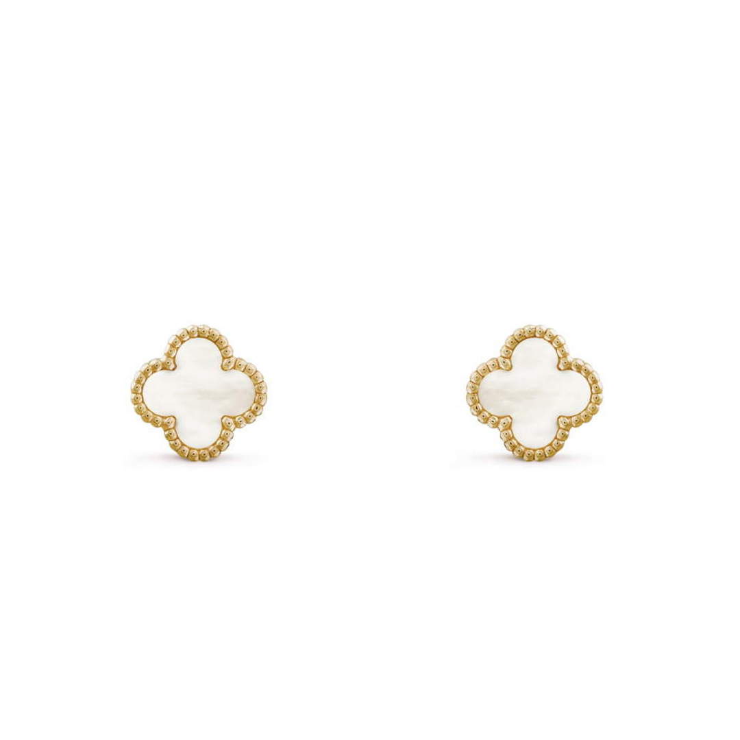 Van Cleef & Arpels Sweet Alhambra earrings VCARA44800 yellow gold Van Cleef & Arpels Sweet Alhambra Earrings Vcara44800 Yellow Gold