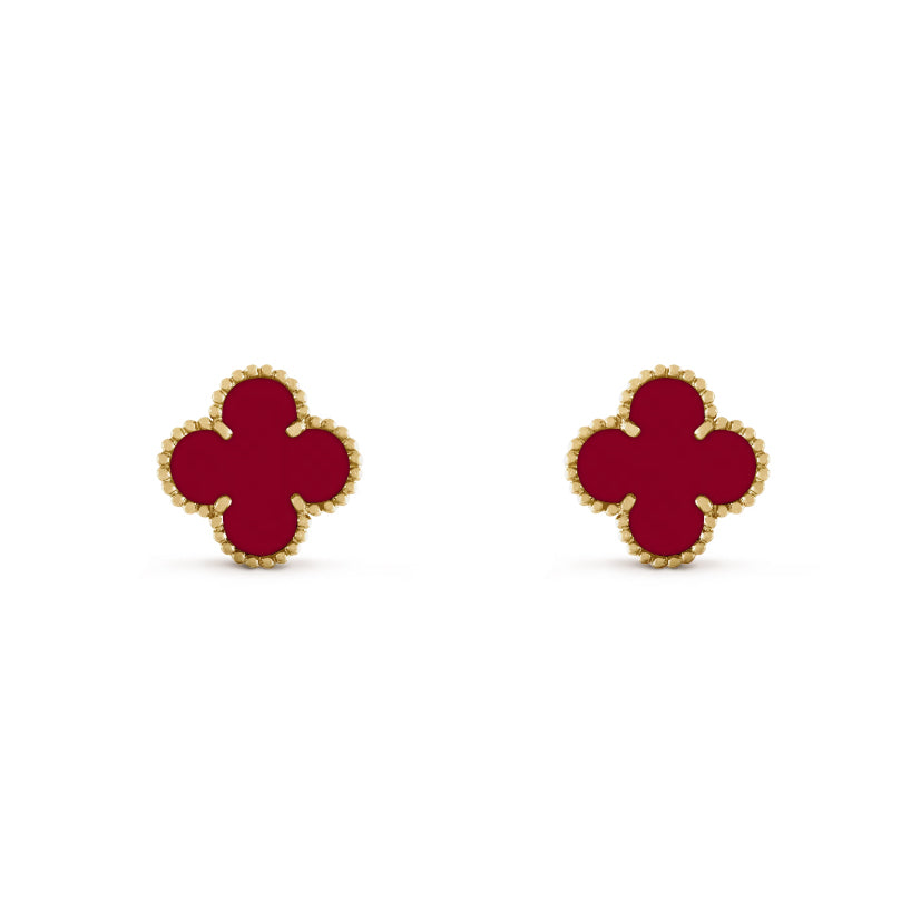 Van Cleef & Arpels Vintage Alhambra earrings VCARD40400 yellow gold