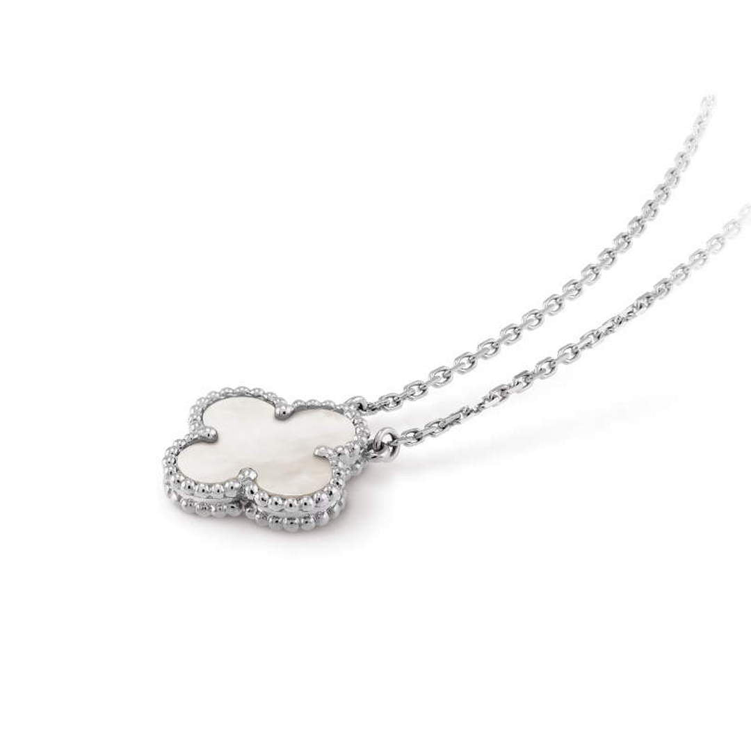 Van Cleef & Arpels Vintage Alhambra pendant White gold VCARF48700 V5806